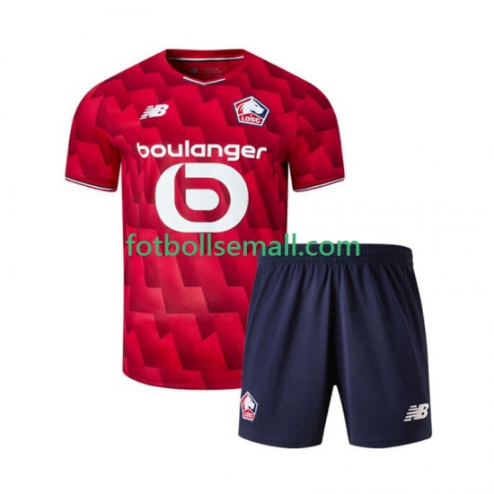 Matchtröjor LOSC Lille 2025-2026 Kortärmad till Barn (1:a ställ)