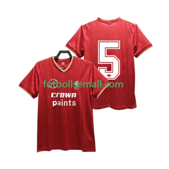 Matchtröjor Liverpool 5 Retro 1985 1986 Kortärmad till Herr (1:a ställ)
