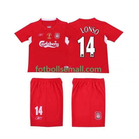 Matchtröjor Liverpool ALONSO 14 Retro LWP 2004 2005 Kortärmad till Herr (1:a ställ)