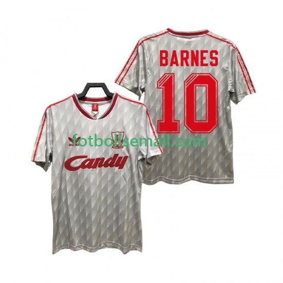Matchtröjor Liverpool BARNES 10 Retro 1989 1991 Kortärmad till Herr (2:a ställ)