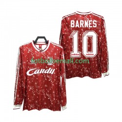 Matchtröjor Liverpool BARNES 10 Retro 1989 1991 Långärmad till Herr (1:a ställ) Matchtröjor Liverpool BARNES 10 Retro 1989 1991 Långärmad till Herr (1:a ställ)