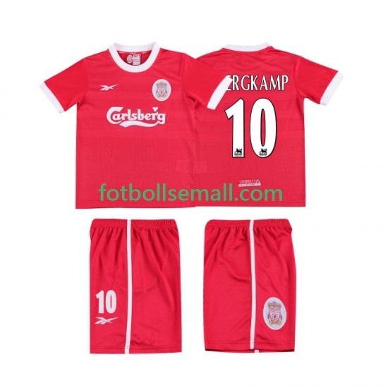 Matchtröjor Liverpool BERGKAMP 10 Retro LWP 1997 1998 Kortärmad till Barn (1:a ställ)