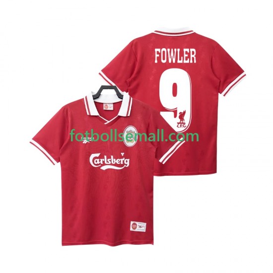 Matchtröjor Liverpool FOWLER 9 Retro 1996 1998 Kortärmad till Herr (1:a ställ)