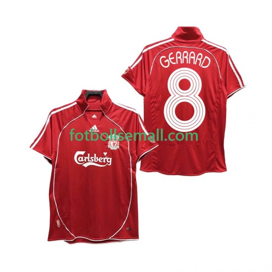 Matchtröjor Liverpool GERRARD 8 Retro 2006 2008 Kortärmad till Herr (1:a ställ)