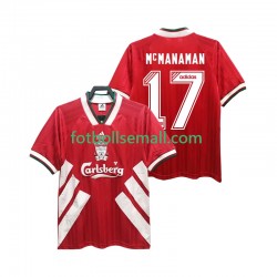 Matchtröjor Liverpool MCMANAMAN 17 Retro 1993 1995 Kortärmad till Herr (1:a ställ)