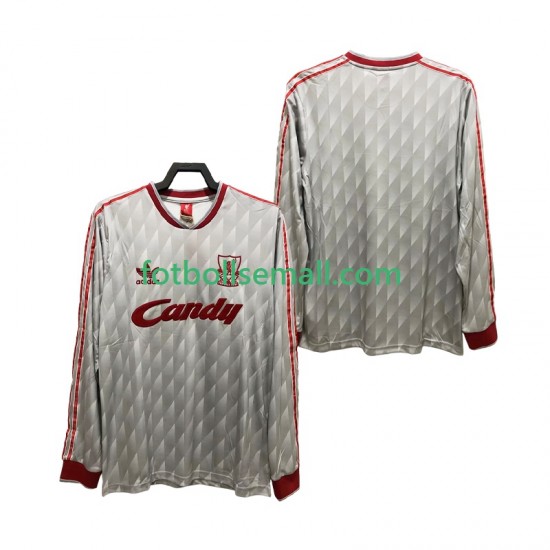 Matchtröjor Liverpool Retro 1989 1991 Långärmad till Herr (2:a ställ)