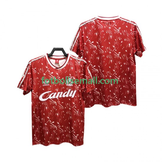 Matchtröjor Liverpool Retro 1989 1991 Kortärmad till Herr (1:a ställ)