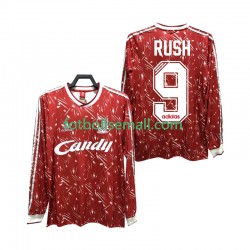 Matchtröjor Liverpool Rush 9 Retro 1989 1991 Långärmad till Herr (1:a ställ)