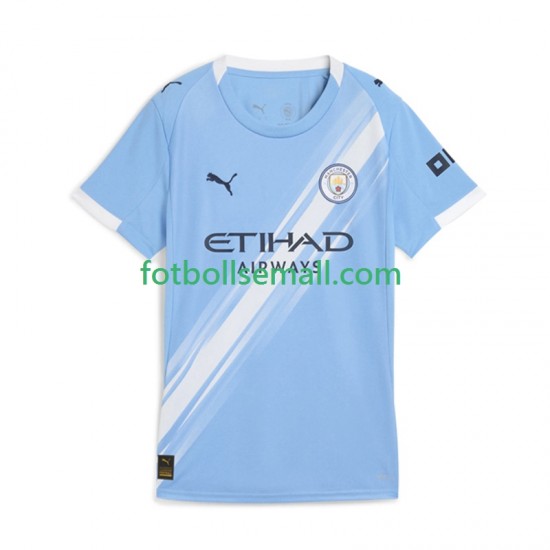 Matchtröjor Manchester City 2025-2026 Kortärmad till Dam (1:a ställ)