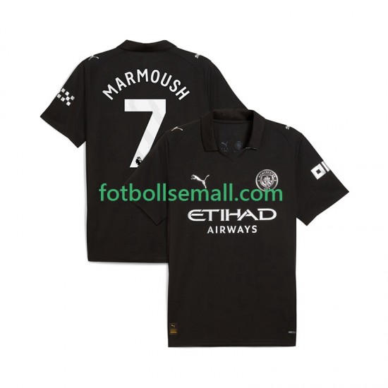 Matchtröjor Manchester City Omar Marmoush 7 2025-2026 Kortärmad till Herr (2:a ställ)