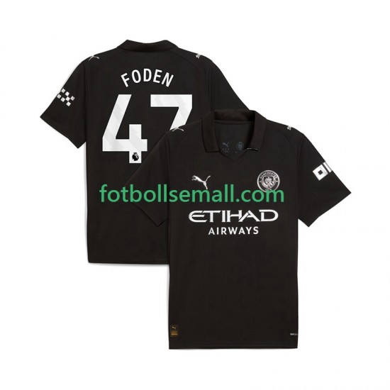 Matchtröjor Manchester City Phil Foden 47 2025-2026 Kortärmad till Herr (2:a ställ)