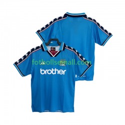 Matchtröjor Manchester City Retro 1997 1998 Kortärmad till Herr (1:a ställ)
