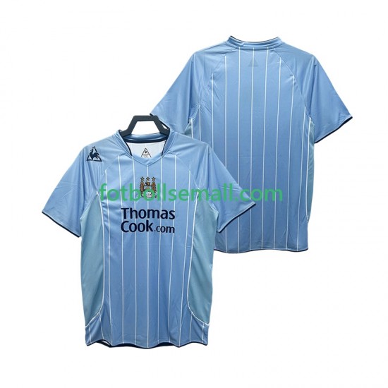 Matchtröjor Manchester City Retro 2007 2008 Kortärmad till Herr (1:a ställ)