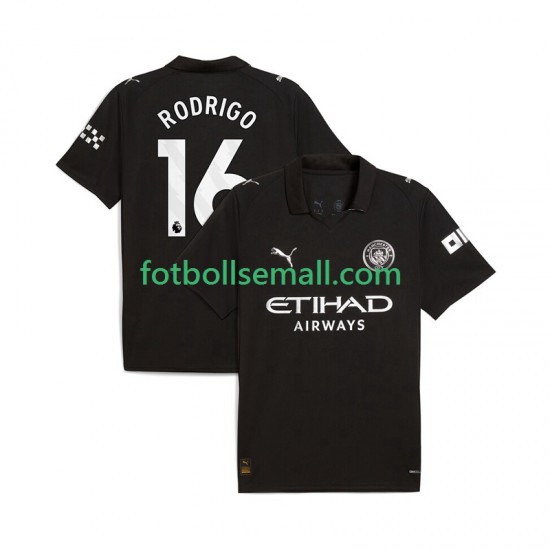 Matchtröjor Manchester City Rodrigo Hernandez 16 2025-2026 Kortärmad till Herr (2:a ställ)