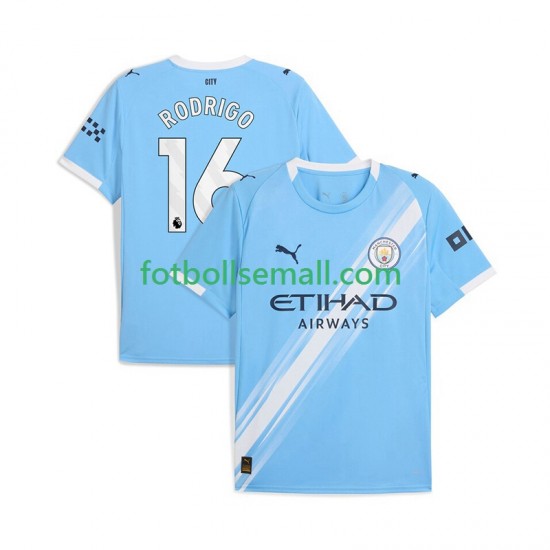 Matchtröjor Manchester City Rodrigo Hernandez 16 2025-2026 Kortärmad till Herr (1:a ställ)