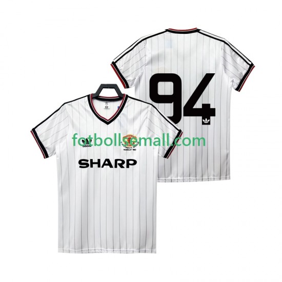 Matchtröjor Manchester United 94 Retro 1983 1984 Kortärmad till Herr (2:a ställ)
