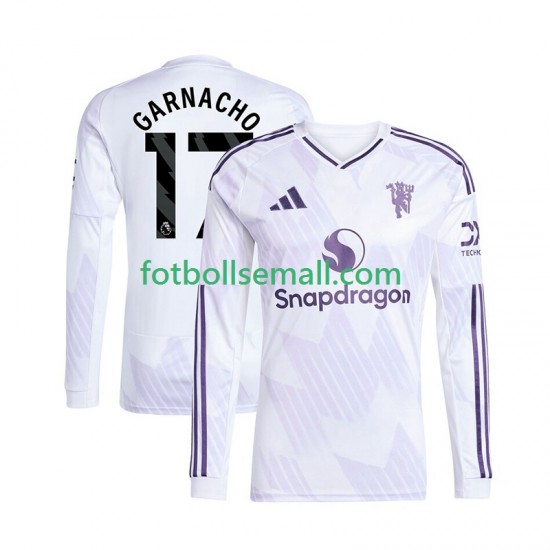 Matchtröjor Manchester United Alejandro Garnacho 17 2025-2026 Långärmad till Herr (2:a ställ)