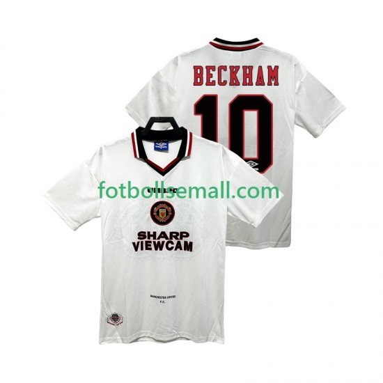 Matchtröjor Manchester United BECKEHAM 10 Retro 1996 1997 Kortärmad till Herr (2:a ställ)