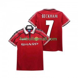Matchtröjor Manchester United BECKHAM 7 Retro 1998 1999 Kortärmad till Herr (1:a ställ) Matchtröjor Manchester United BECKHAM 7 Retro 1998 1999 Kortärmad till Herr (1:a ställ)