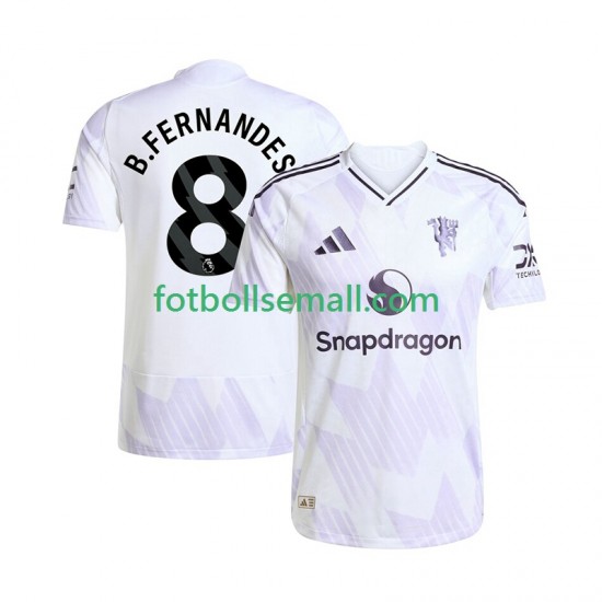 Matchtröjor Manchester United Bruno Fernandes 8 2025-2026 Kortärmad till Herr (2:a ställ)