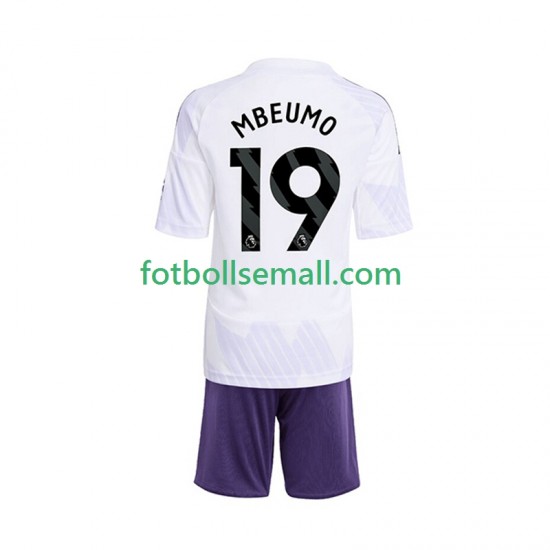 Matchtröjor Manchester United Bryan Mbeumo 19 2025-2026 Kortärmad till Barn (2:a ställ)