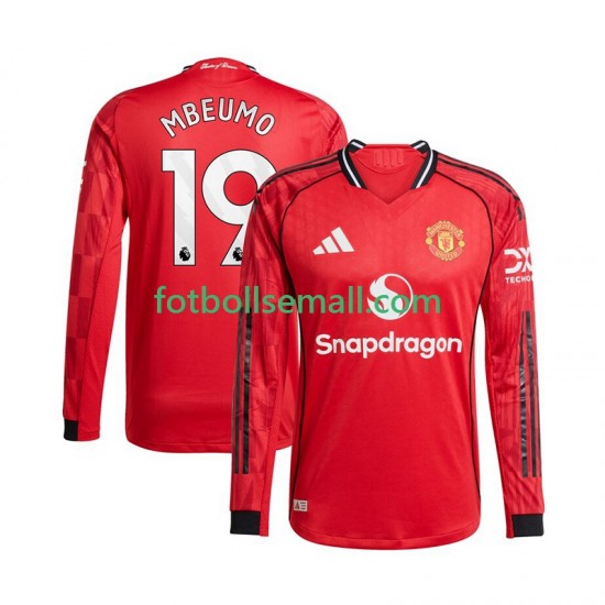 Matchtröjor Manchester United Bryan Mbeumo 19 2025-2026 Långärmad till Herr (1:a ställ)