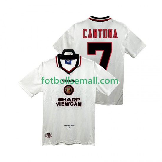 Matchtröjor Manchester United CANTONA 7 Retro 1996 1997 Kortärmad till Herr (2:a ställ)
