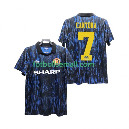 Matchtröjor Manchester United CANTONA 7 Retro 1993 Kortärmad till Herr (1:a ställ)