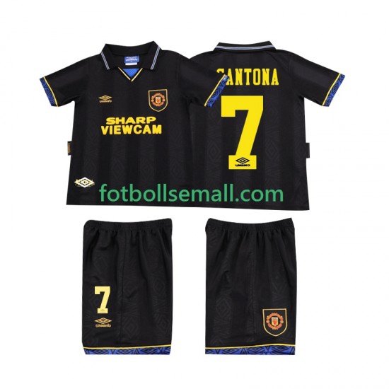Matchtröjor Manchester United CONTONA 7 Retro 1993 1994 Kortärmad till Barn (2:a ställ)