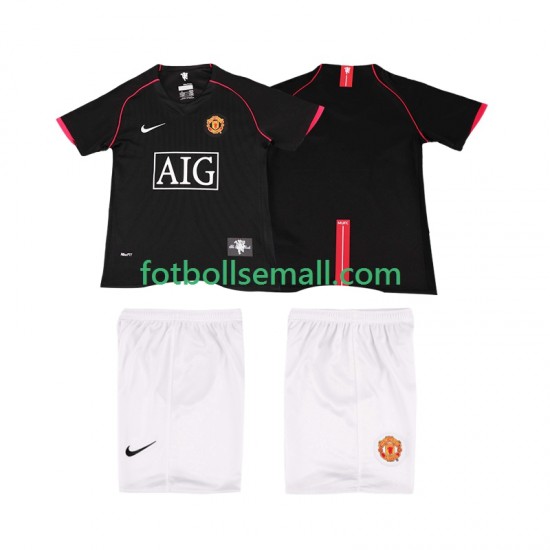Matchtröjor Manchester United Retro 2007 2008 Kortärmad till Barn (2:a ställ)