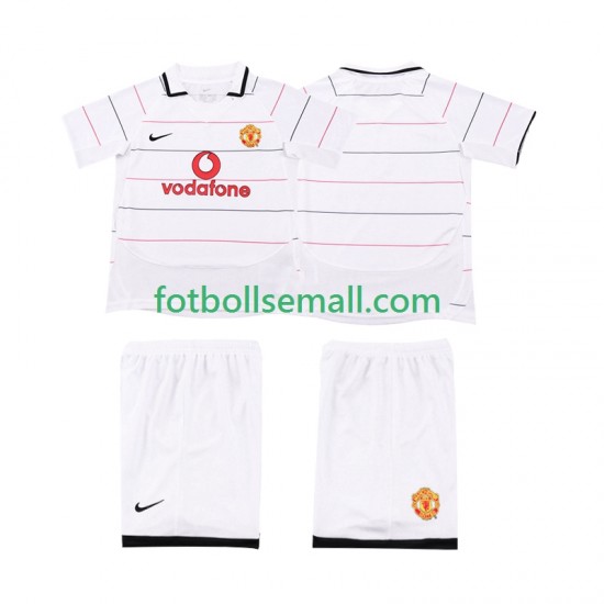 Matchtröjor Manchester United Retro 2003 2006 Kortärmad till Barn (3:e ställ)