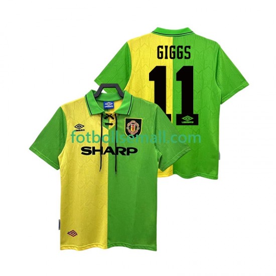 Matchtröjor Manchester United GIGGS 11 Retro 1992 1994 Kortärmad till Herr (2:a ställ)