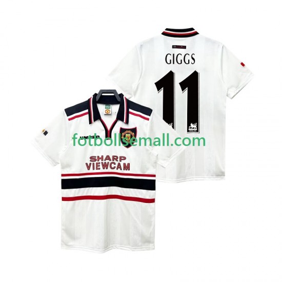 Matchtröjor Manchester United GIGGS 11 Retro 1998 1999 Kortärmad till Herr (2:a ställ)