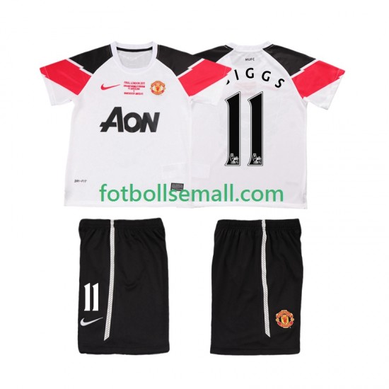 Matchtröjor Manchester United GIGGS 11 Retro Champions League 2011 2012 Kortärmad till Barn (3:e ställ)