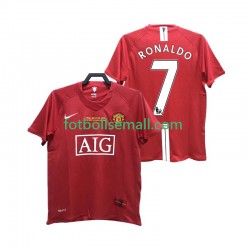 Matchtröjor Manchester United RONALDO 7 Retro 2007 2008 Kortärmad till Herr (1:a ställ)