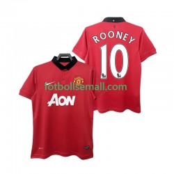 Matchtröjor Manchester United ROONEY 10 Retro 2013 2014 Kortärmad till Herr (1:a ställ)