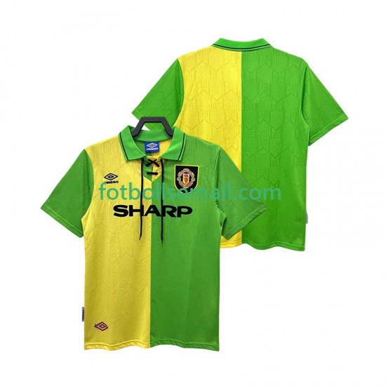 Matchtröjor Manchester United Retro 1992 1994 Kortärmad till Herr (2:a ställ)