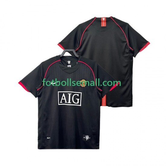 Matchtröjor Manchester United Retro 2007 2008 Kortärmad till Herr (2:a ställ)