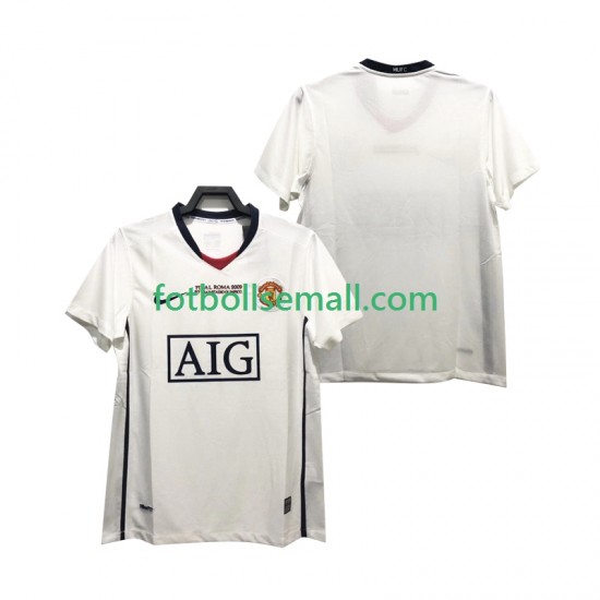Matchtröjor Manchester United Retro Champions League 2008 2009 Kortärmad till Herr (2:a ställ)