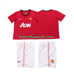 Matchtröjor Manchester United Retro 2012 2013 Kortärmad till Barn (1:a ställ)