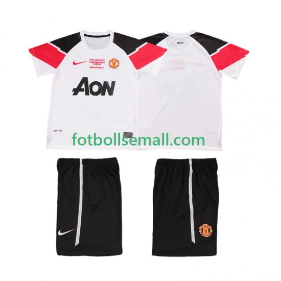 Matchtröjor Manchester United Retro Champions League 2011 2012 Kortärmad till Barn (3:e ställ)