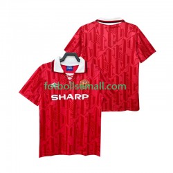 Matchtröjor Manchester United Retro 1992 1994 Kortärmad till Herr (1:a ställ)