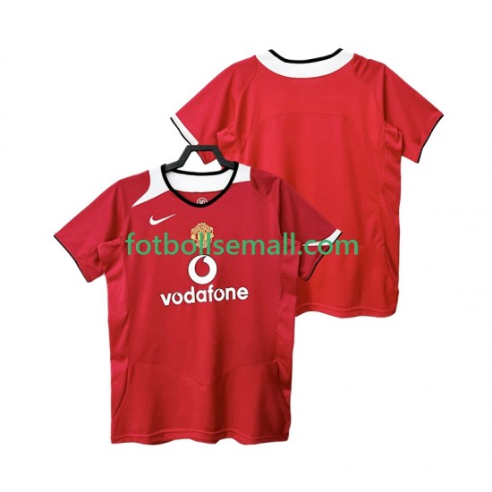 Matchtröjor Manchester United Retro 2005 2006 Kortärmad till Herr (1:a ställ)