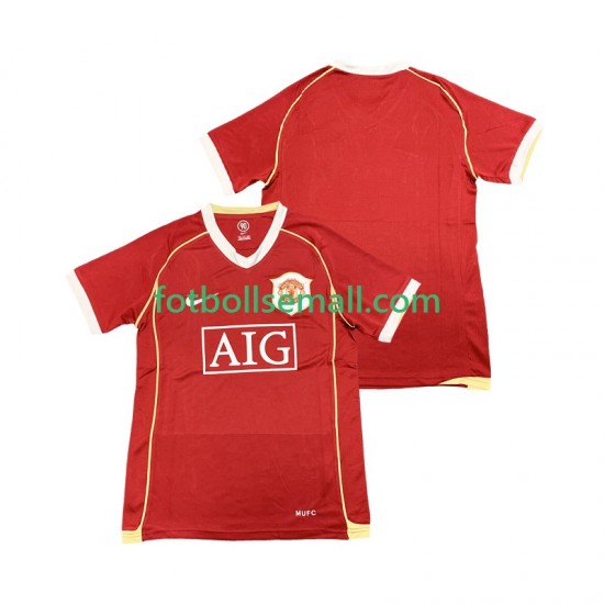 Matchtröjor Manchester United Retro 2006 2007 Kortärmad till Herr (1:a ställ)