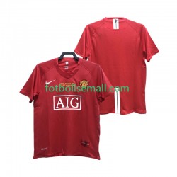 Matchtröjor Manchester United Retro 2007 2008 Kortärmad till Herr (1:a ställ)
