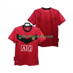 Matchtröjor Manchester United Retro 2009 2010 Kortärmad till Herr (1:a ställ)