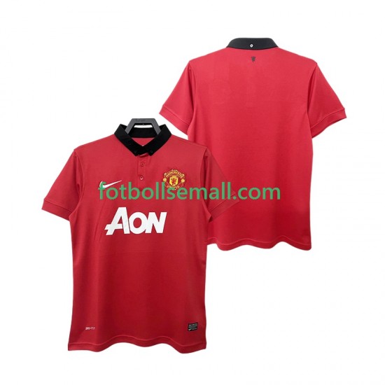Matchtröjor Manchester United Retro 2013 2014 Kortärmad till Herr (1:a ställ)