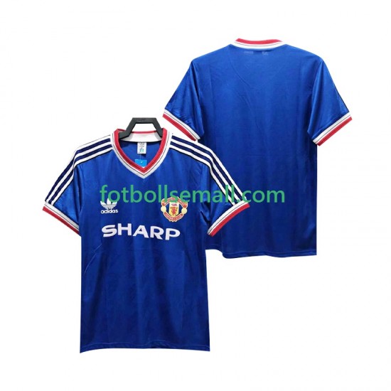 Matchtröjor Manchester United Retro 1986 1988 Kortärmad till Herr (3:e ställ)