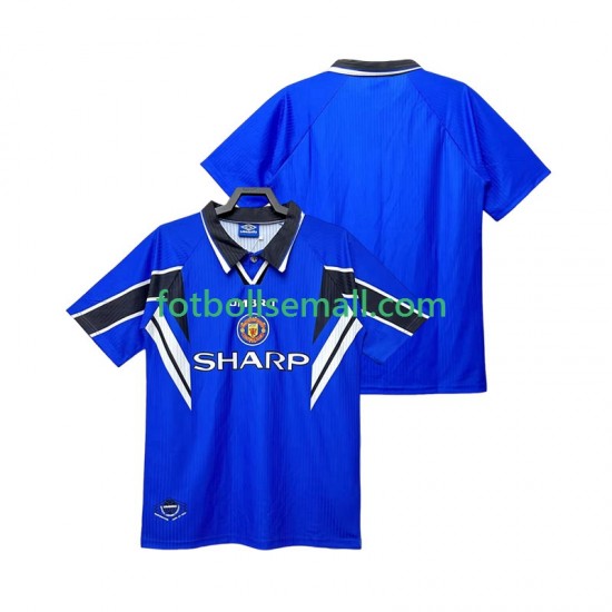 Matchtröjor Manchester United Retro 1996 1998 Kortärmad till Herr (3:e ställ)