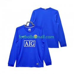 Matchtröjor Manchester United Retro 2008 2009 Långärmad till Herr (3:e ställ)
